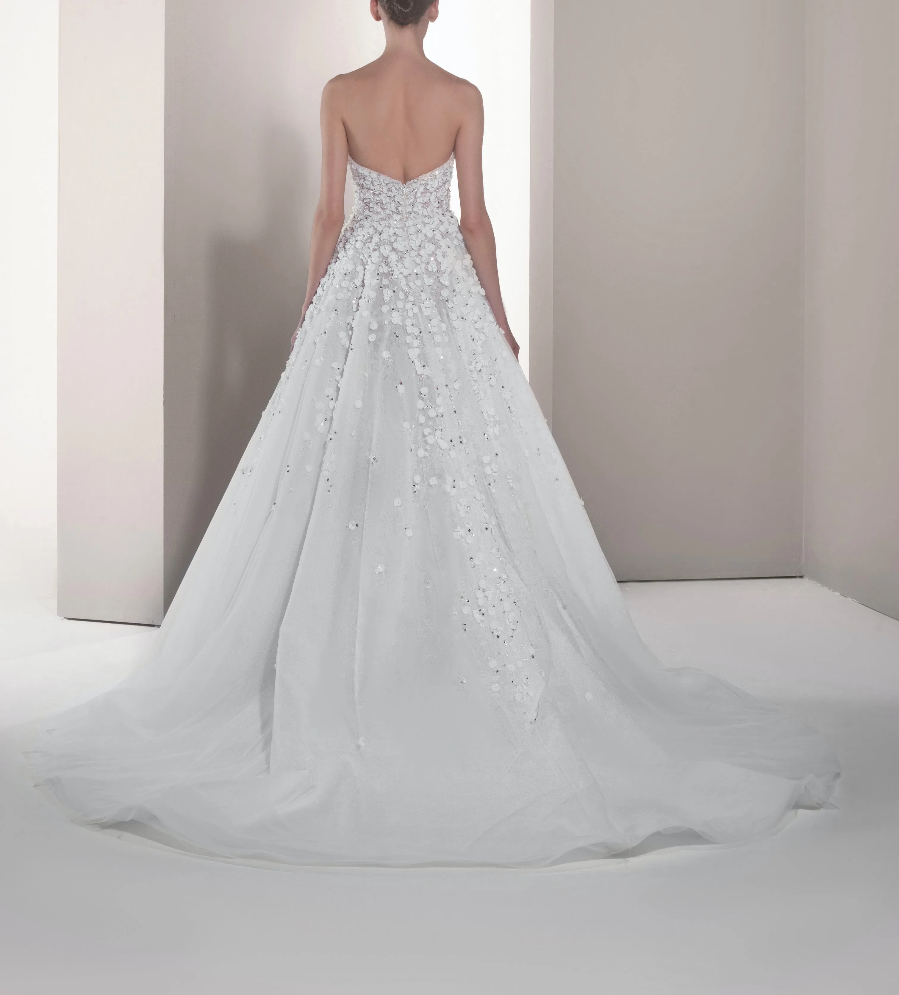 A-Line Tulle Dress with A Heart-Shaped Corset