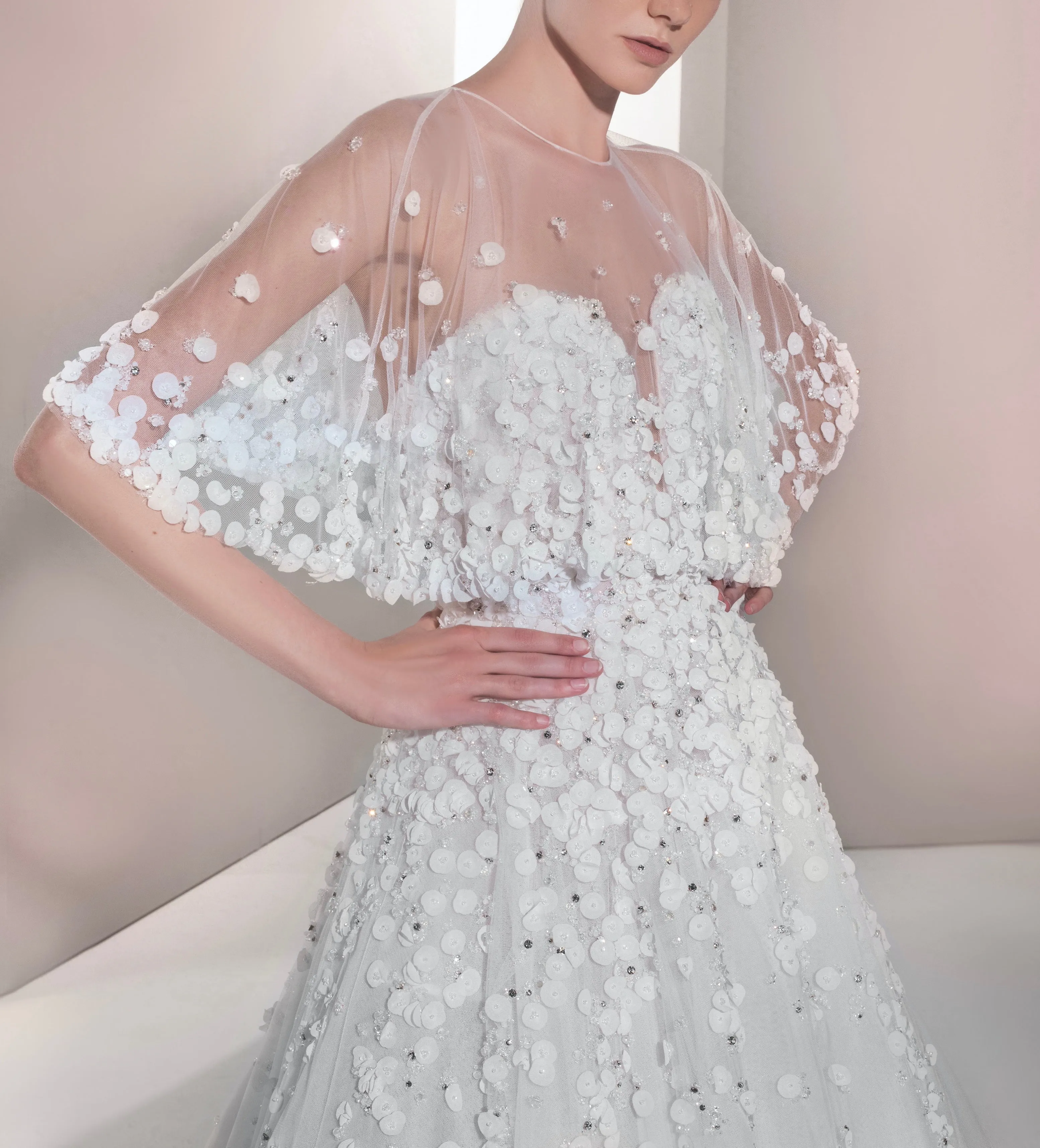 A-Line Tulle Dress with A Heart-Shaped Corset
