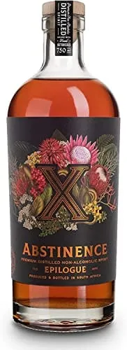 Abstinence Spirits Epilogue X | Award winning Non-Alcoholic Spirit | Calorie-free, Sugar-free | 750ml