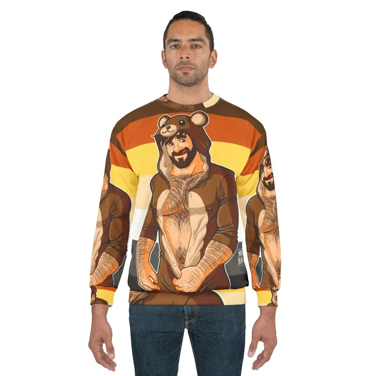 Adam Likes Teddy Bears Bear Pride Sweatshirt | Gay Pride Apparel