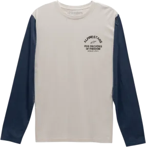 ALPINESTARS Decades Long-Sleeve T-Shirt - Natural - Medium 12117400991M