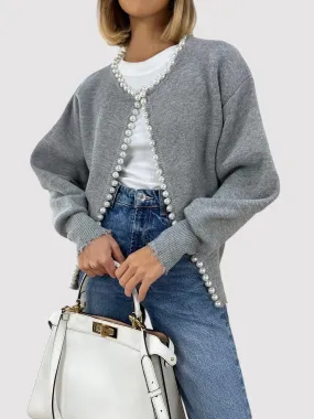 Ancien | Luxurious Women's Pearl Cardigan