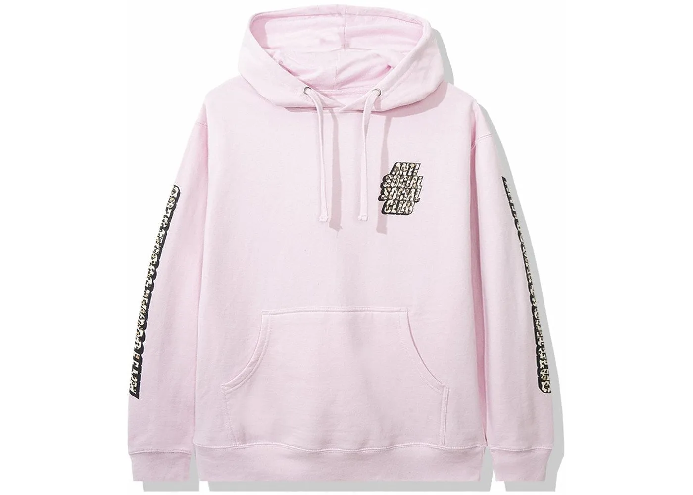 Anti Social Social Club "Kitten" Hoodie Pink