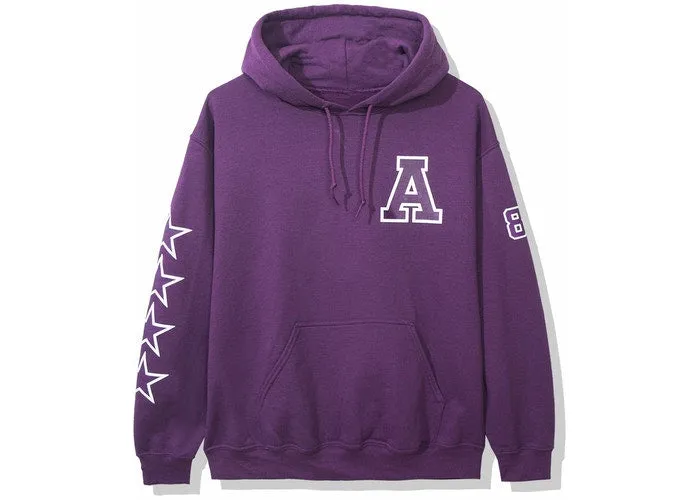 Anti Social Social Club "Sports" Hoodie Purple