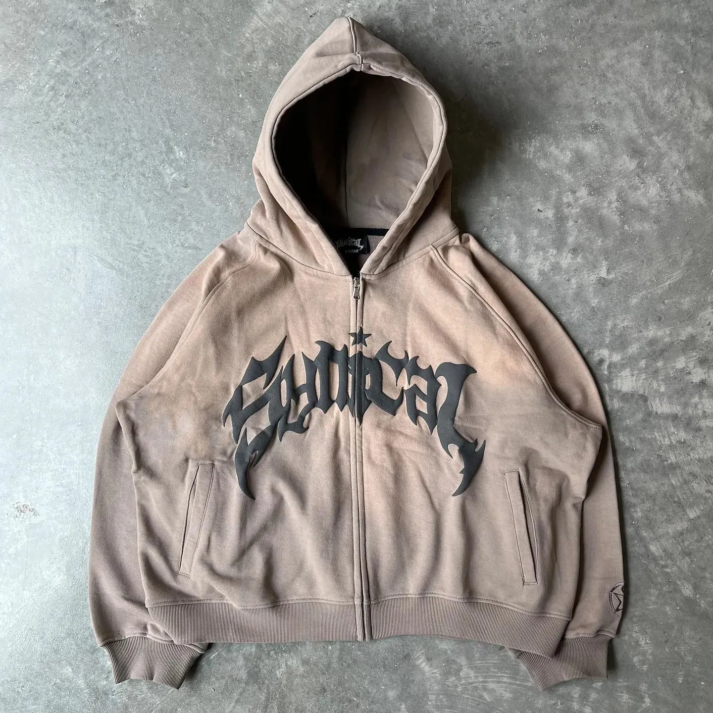 Back To School Sonicelife Autumn and Winter Printed Men's and Women's Hoodies Gothic Clothing Breathable Street Hip Hop Sports Top Y2K Clothing