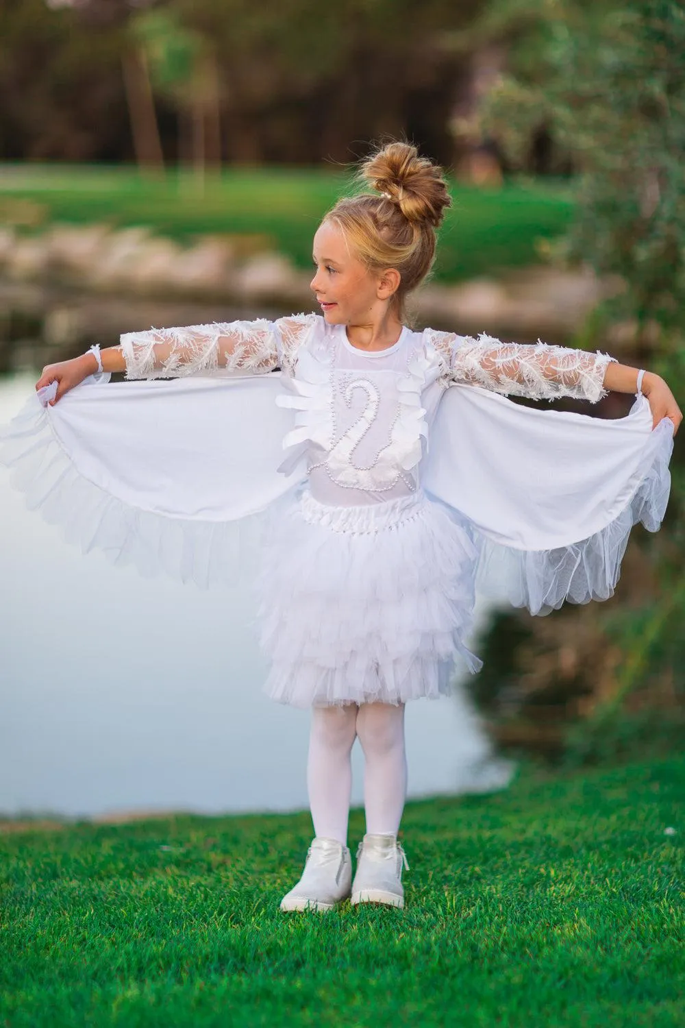 Ballerina Swan Costume Set
