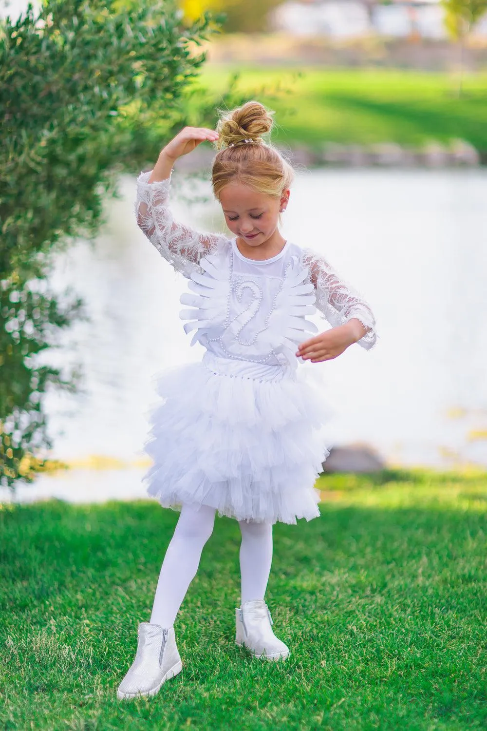 Ballerina Swan Costume Set