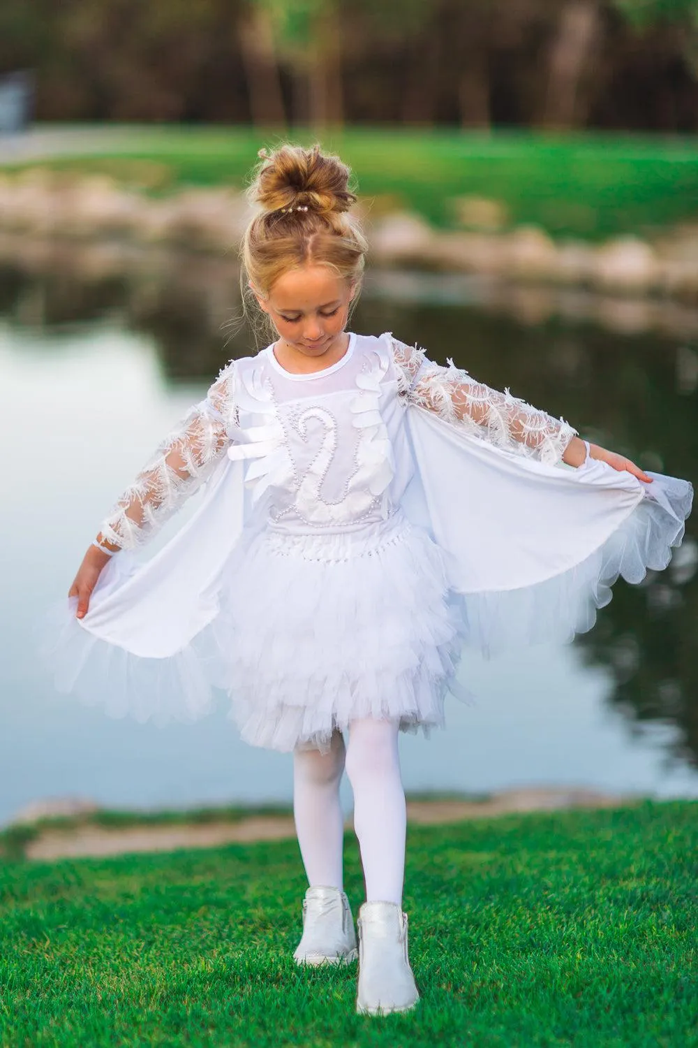 Ballerina Swan Costume Set