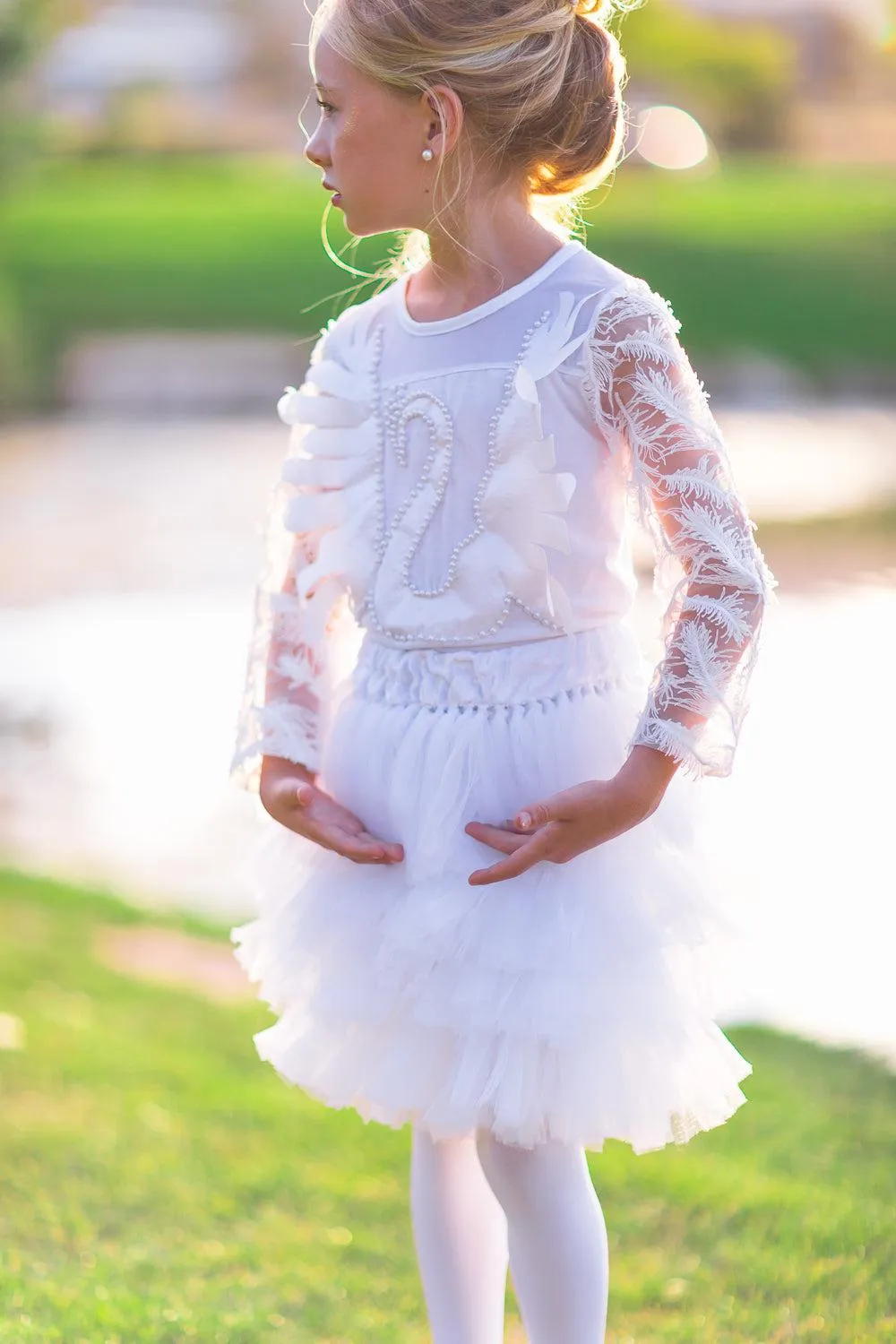 Ballerina Swan Costume Set