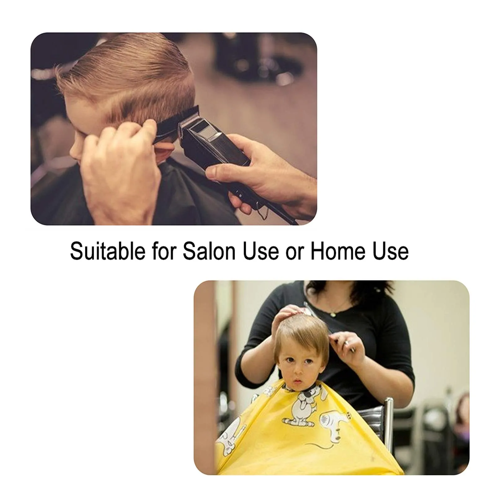 Barber Cape for Kids, Pelocapa Hair Cutting Cape with Metal Snap Closures, Professional Salon Hairdressing Cape for boys, Waterproof & Light Weight & Machine Washable - 39”× 47”（Crown Pattern） Crown Pattern