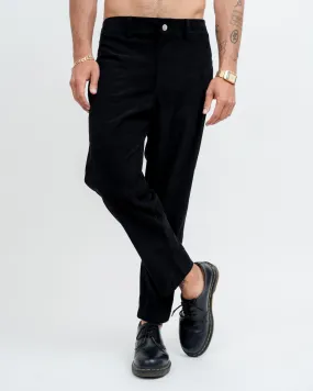 black corduroy pants