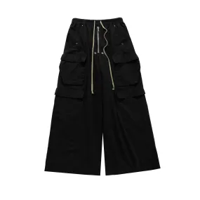 Black Pockets Stealth Cargo Pants