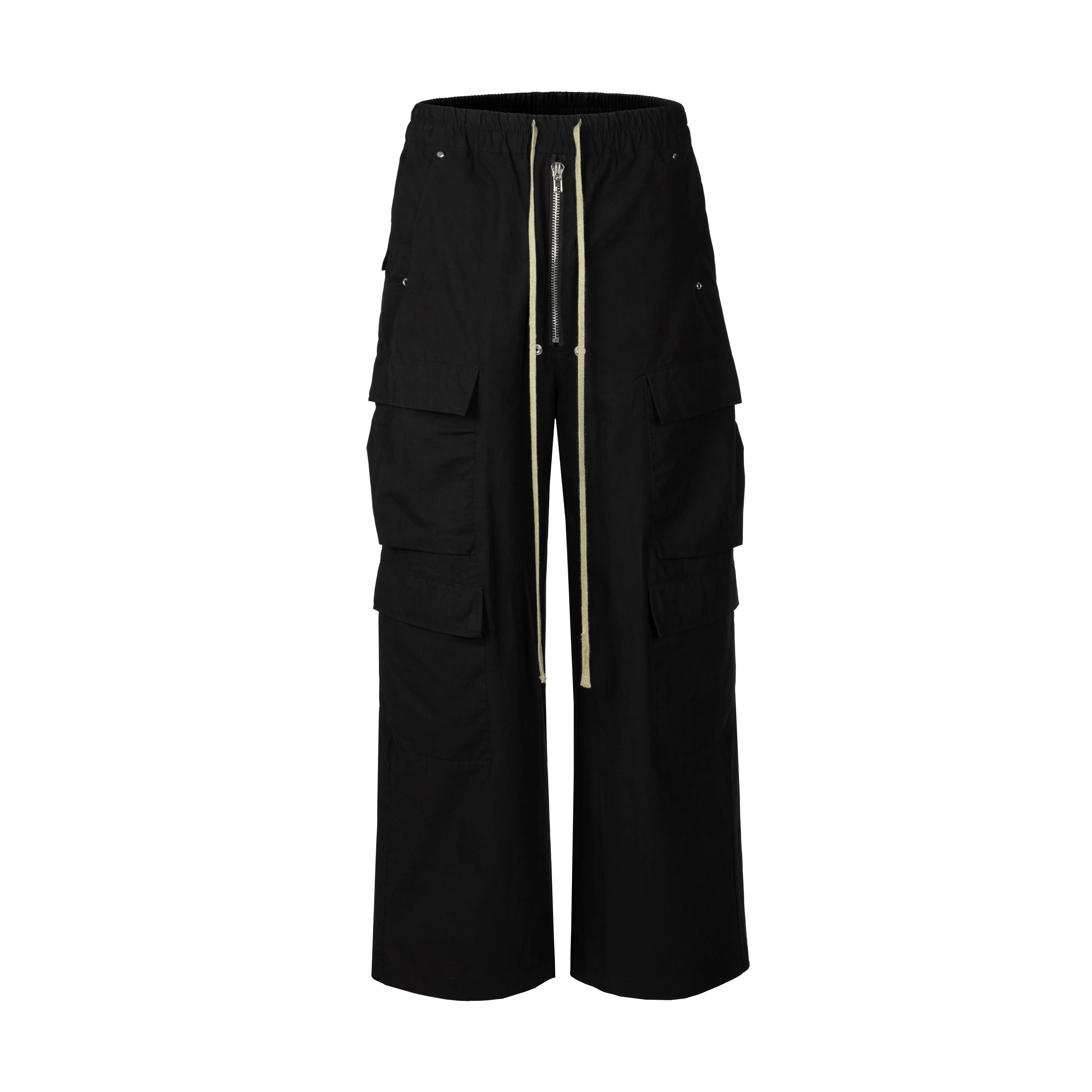 Black Pockets Stealth Cargo Pants