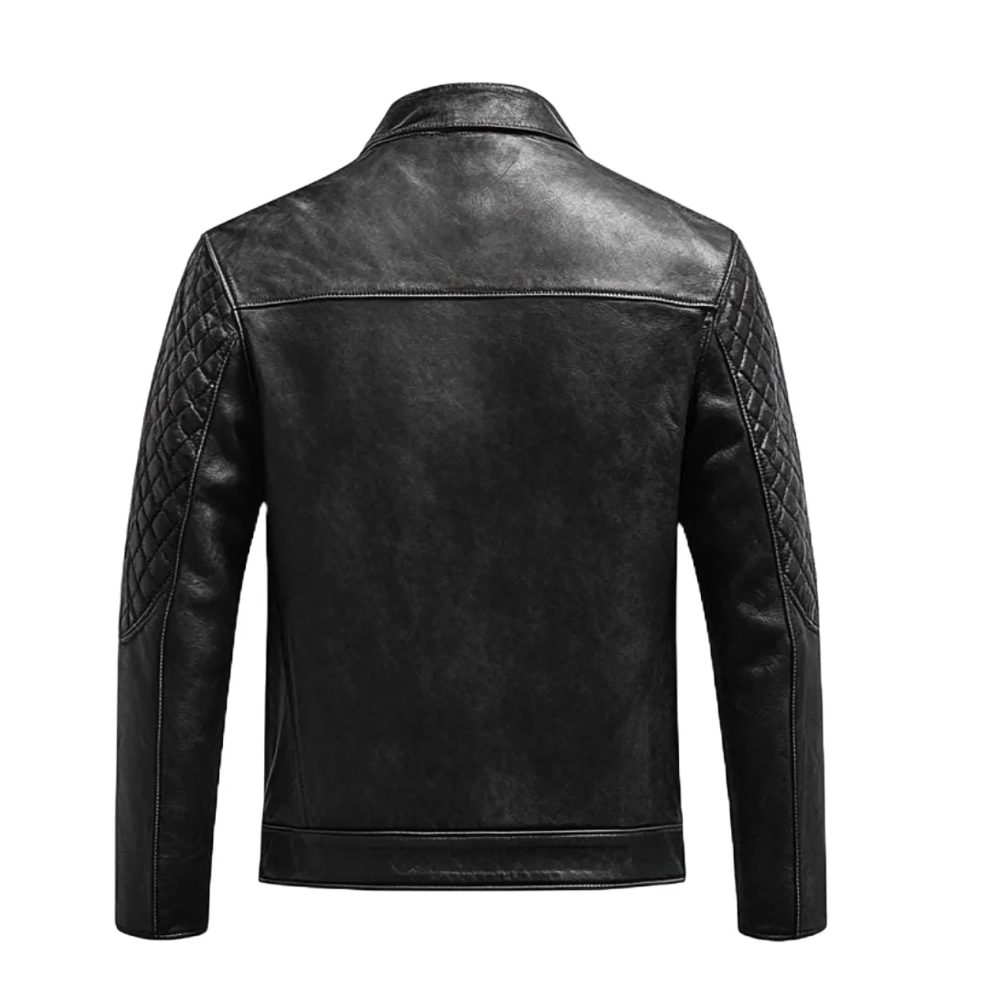 Black Quilted Jacket – Crafted from Premium Leather | El Zoro