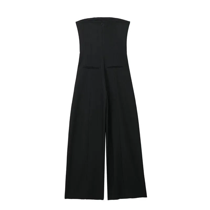 Black Tube Jumpsuit