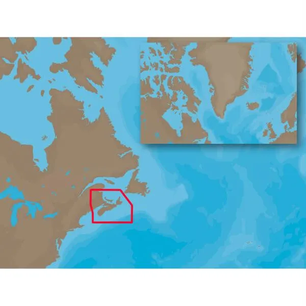 C-MAP NT  NA-C205 - Fundy, Nova Scotia, Pei & Cape Breton - C-Card