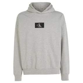 Calvin Klein CK 96 Terry Lounge Long Sleeve Hoodie - Grey Heather
