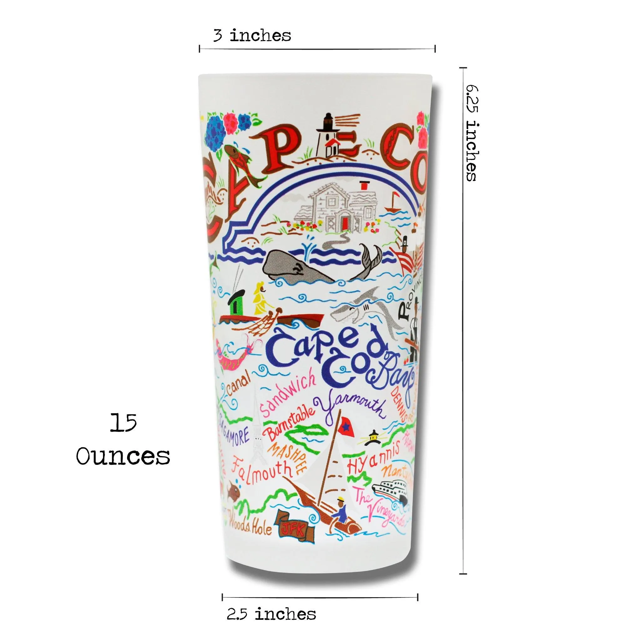 Cape Cod Drinking Glass