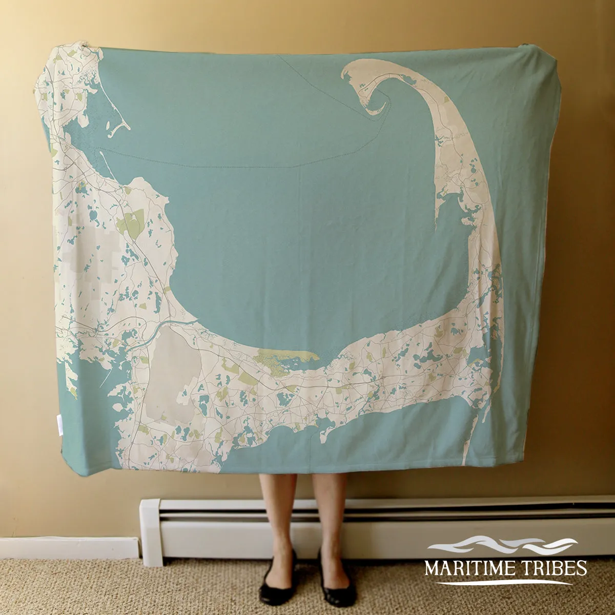 Cape Cod Sea Glass Blanket