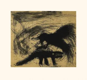 Cape Dorset 2020 Print, Frenzy, Kakulu Saggiaktok
