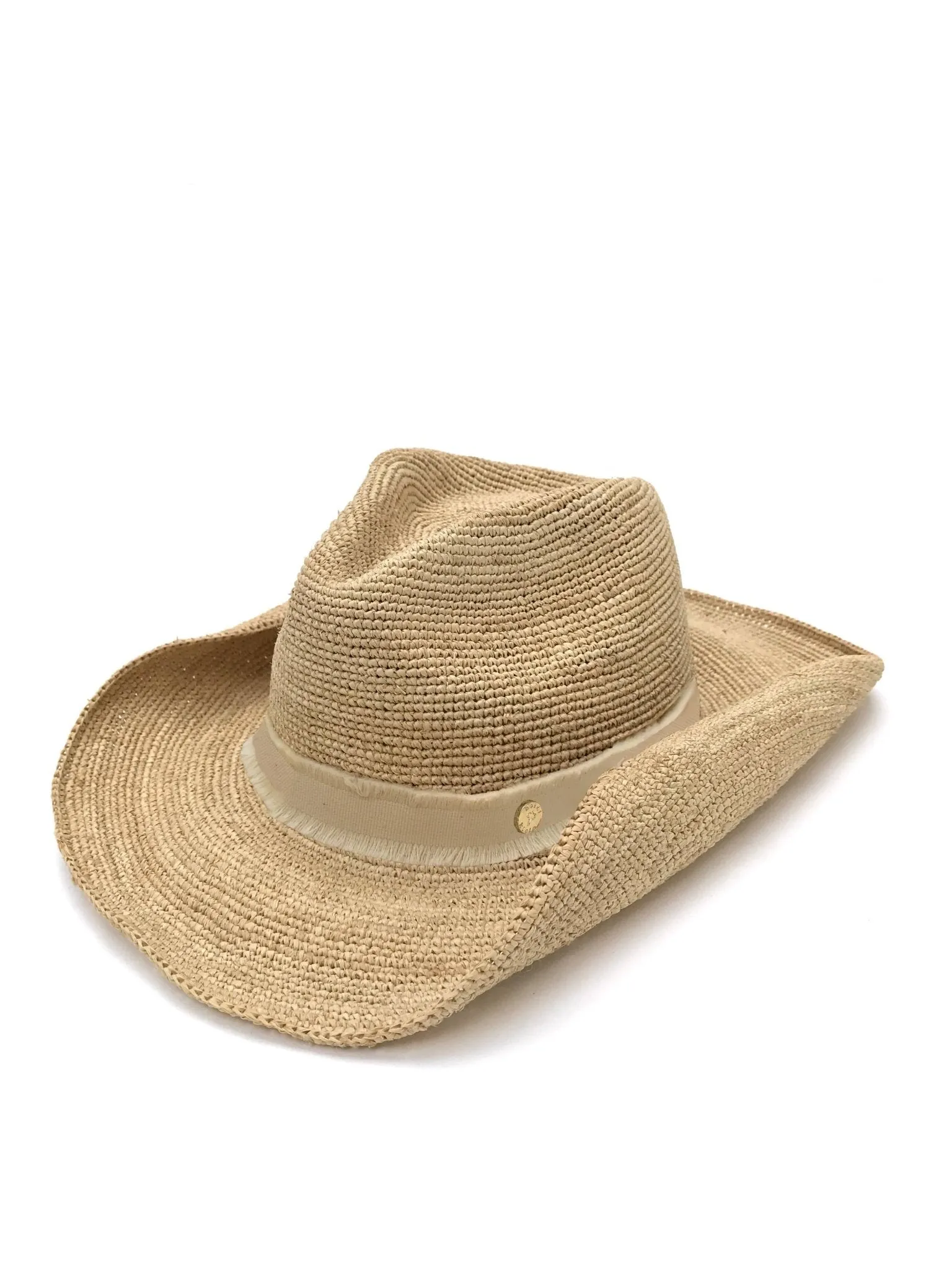 Cape Elizabeth Raffia Cowboy Hat