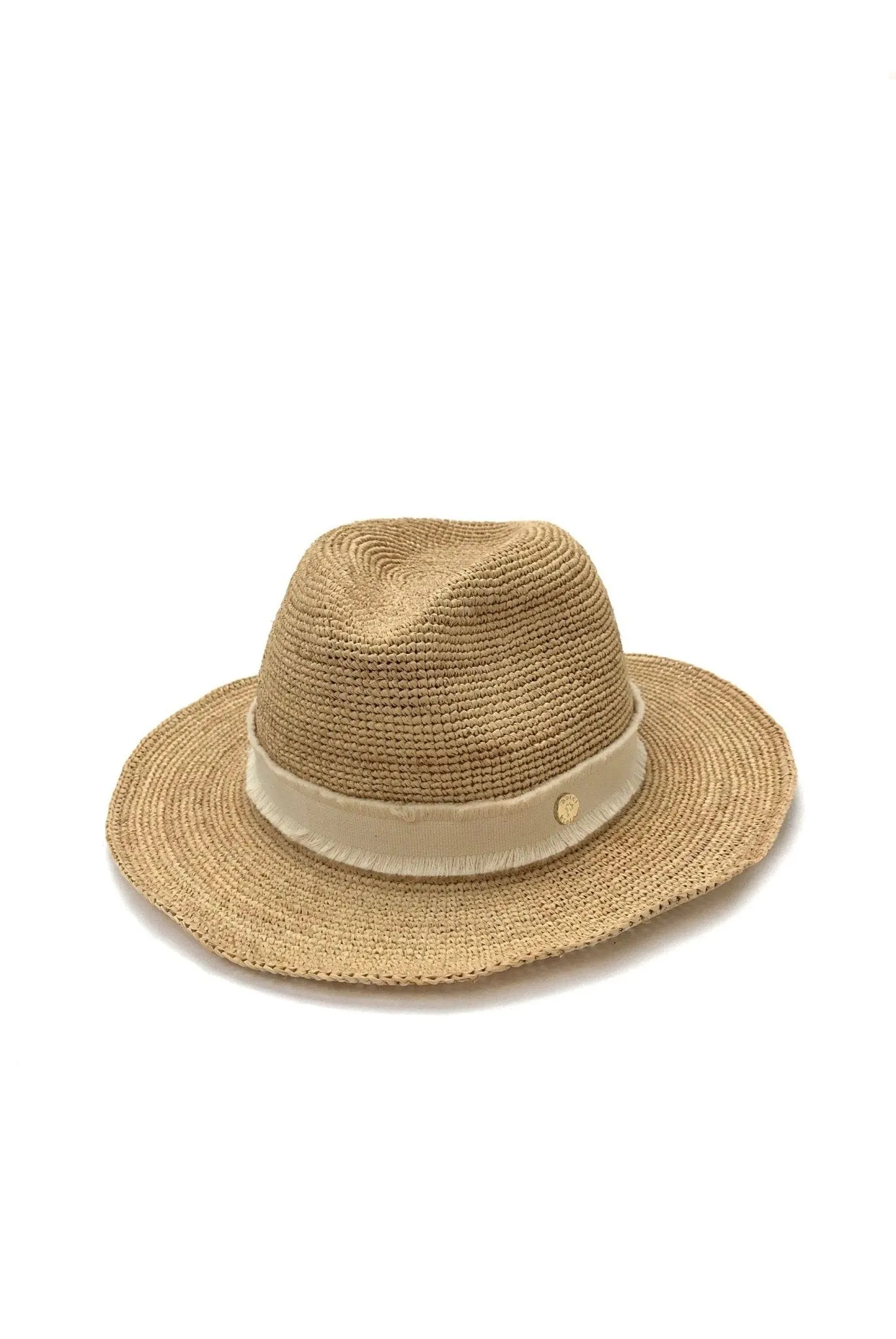 Cape Elizabeth Raffia Fedora Hat