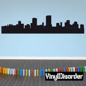 Cape Town South Africa Skyline Decal