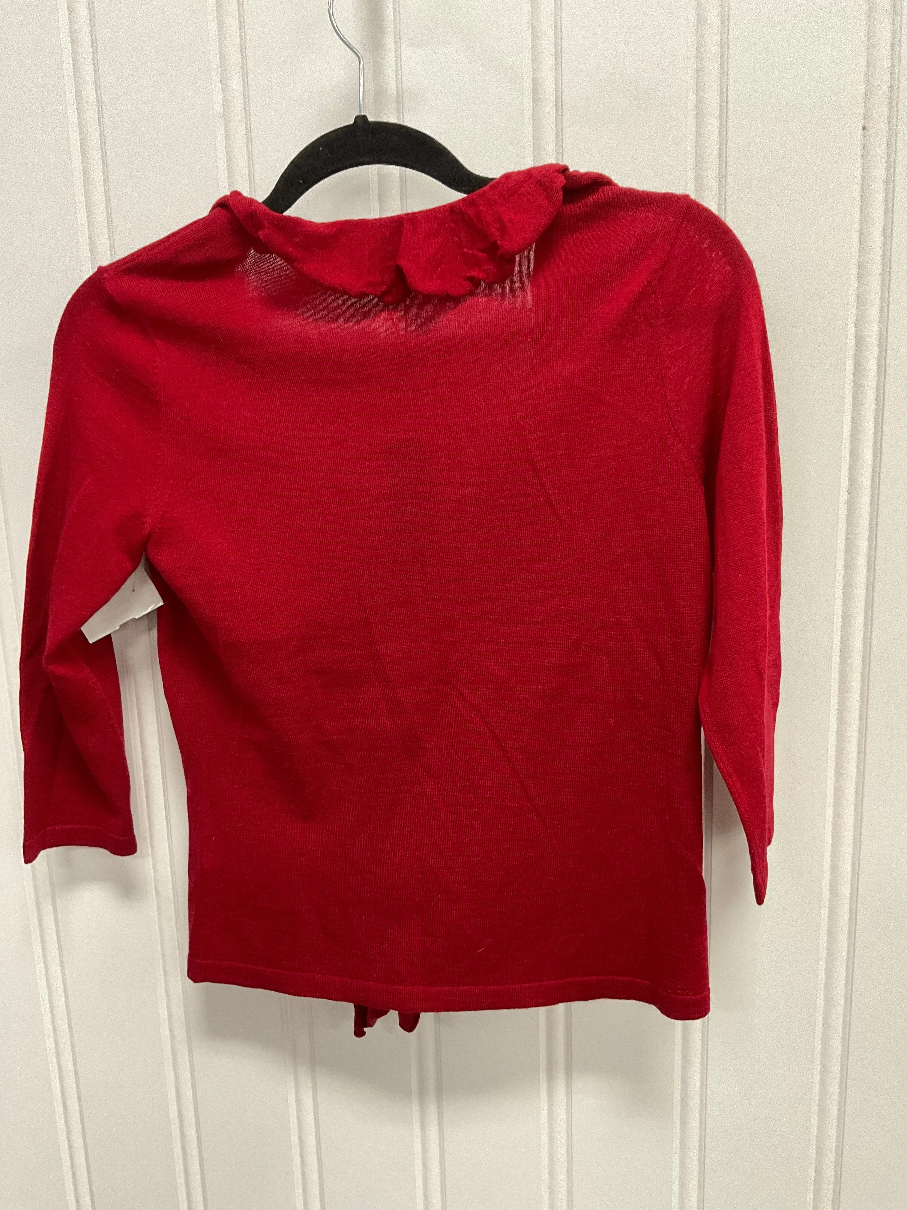 Cardigan By Talbots In Red, Size:Xsp