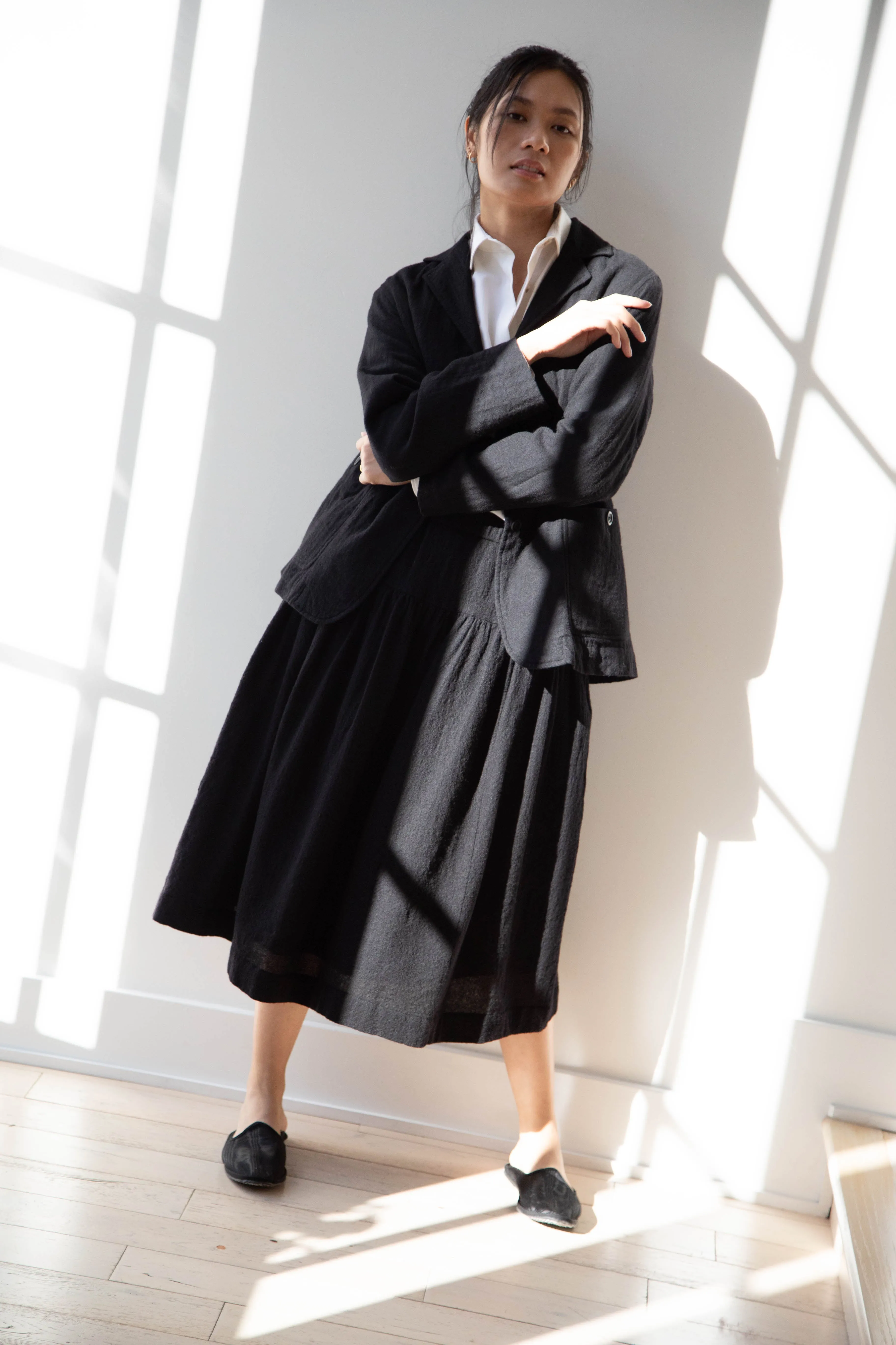 Casey Casey | Val Jacket in Black Wool