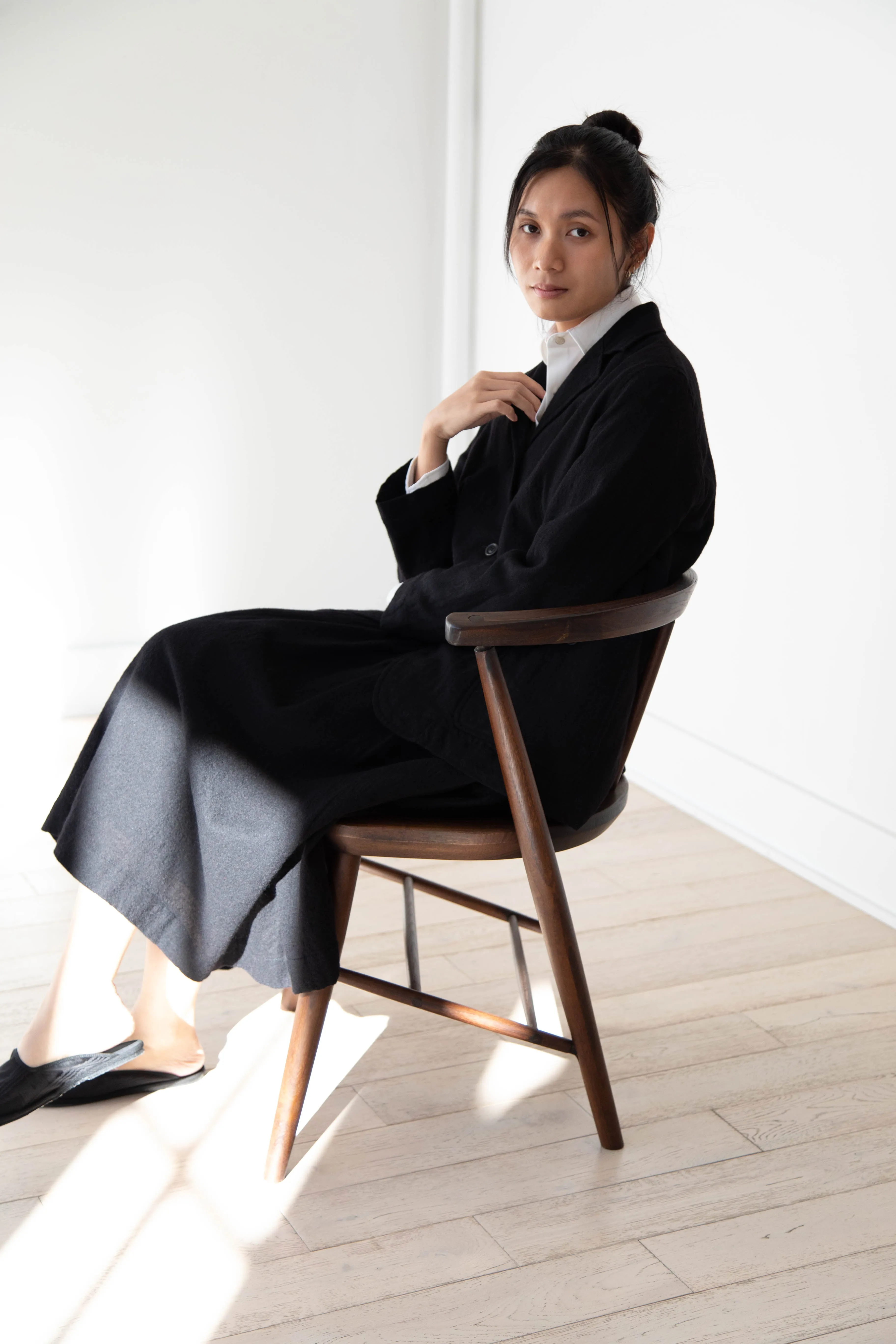 Casey Casey | Val Jacket in Black Wool