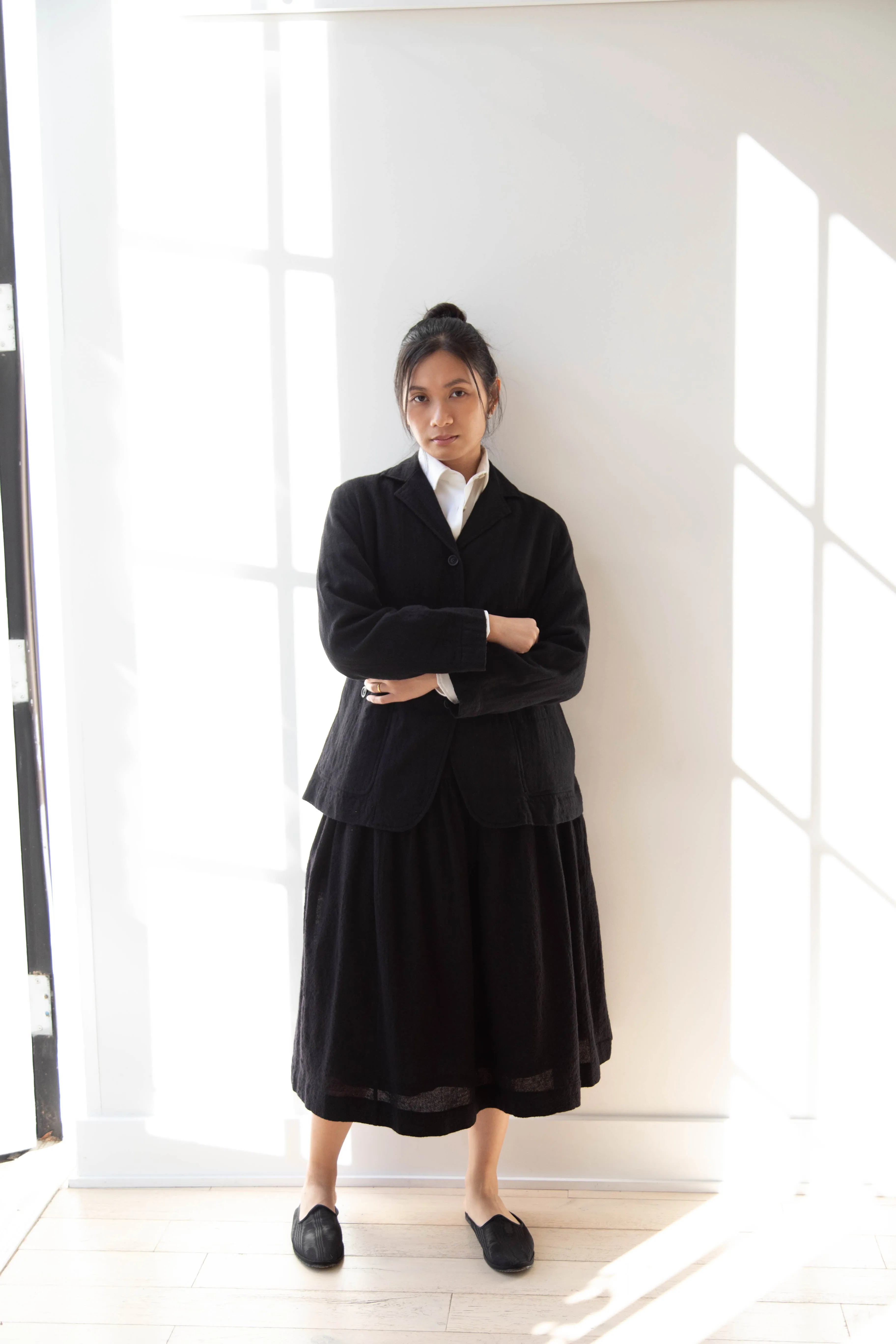 Casey Casey | Val Jacket in Black Wool