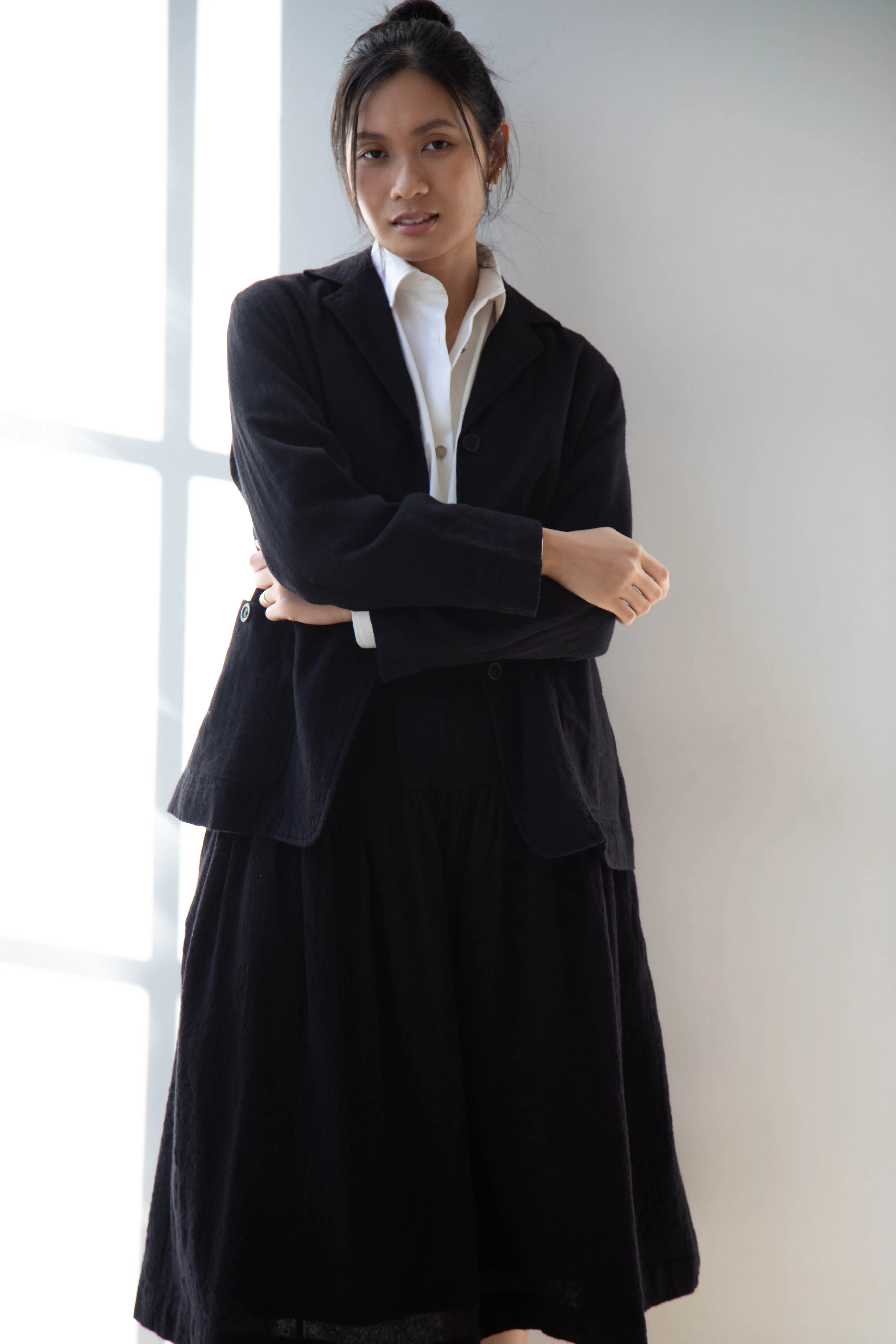Casey Casey | Val Jacket in Black Wool