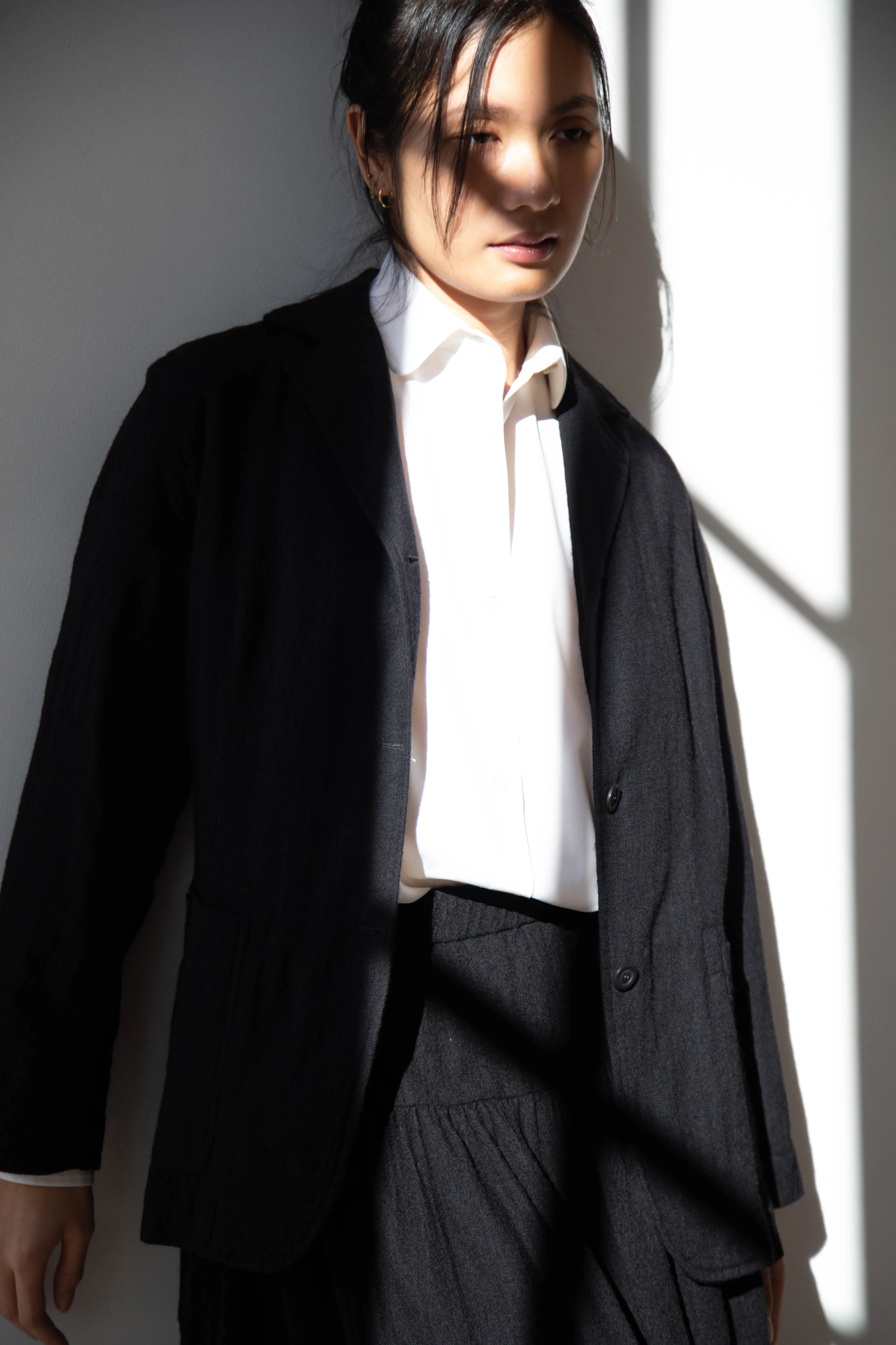 Casey Casey | Val Jacket in Black Wool