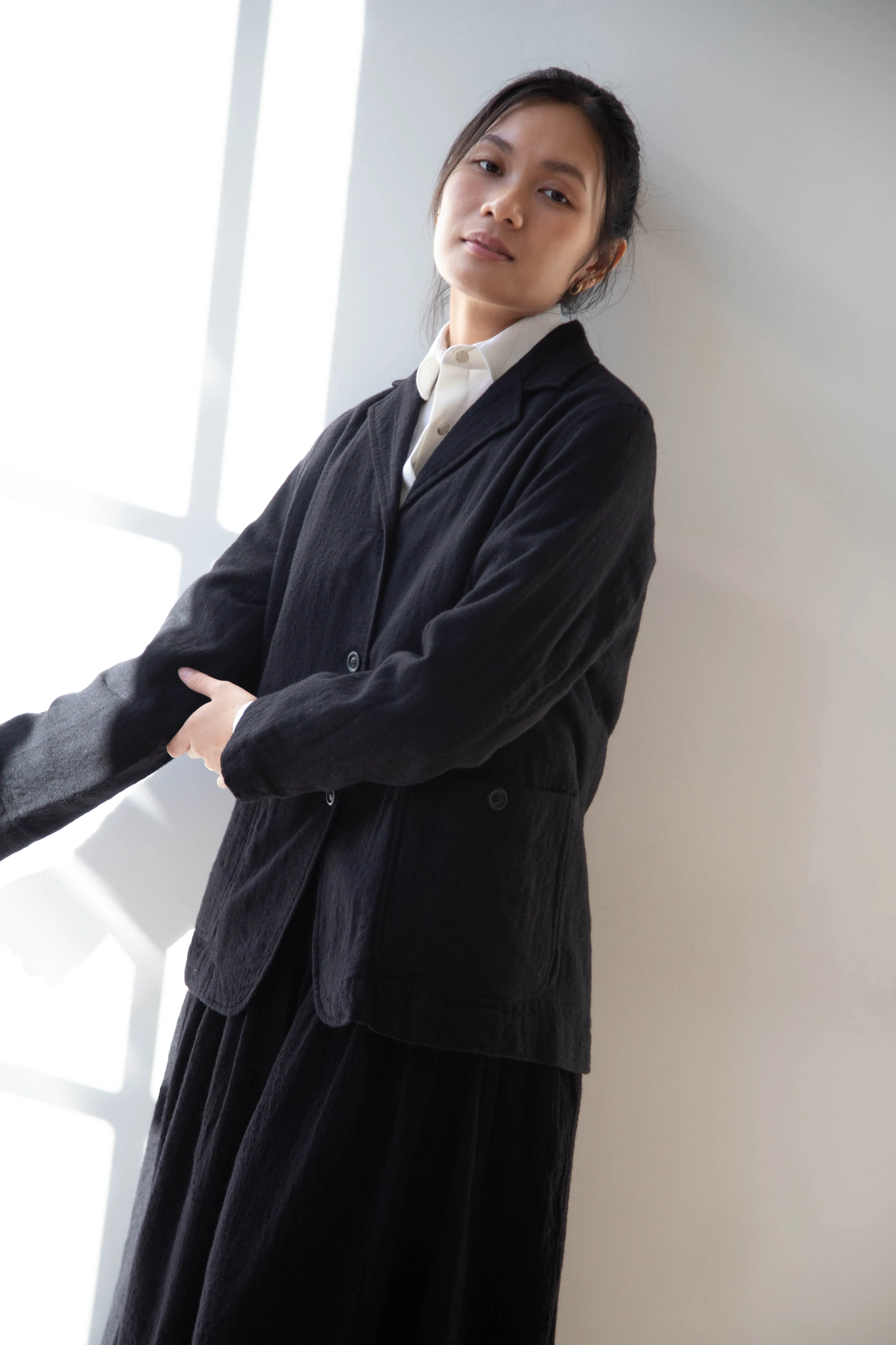 Casey Casey | Val Jacket in Black Wool