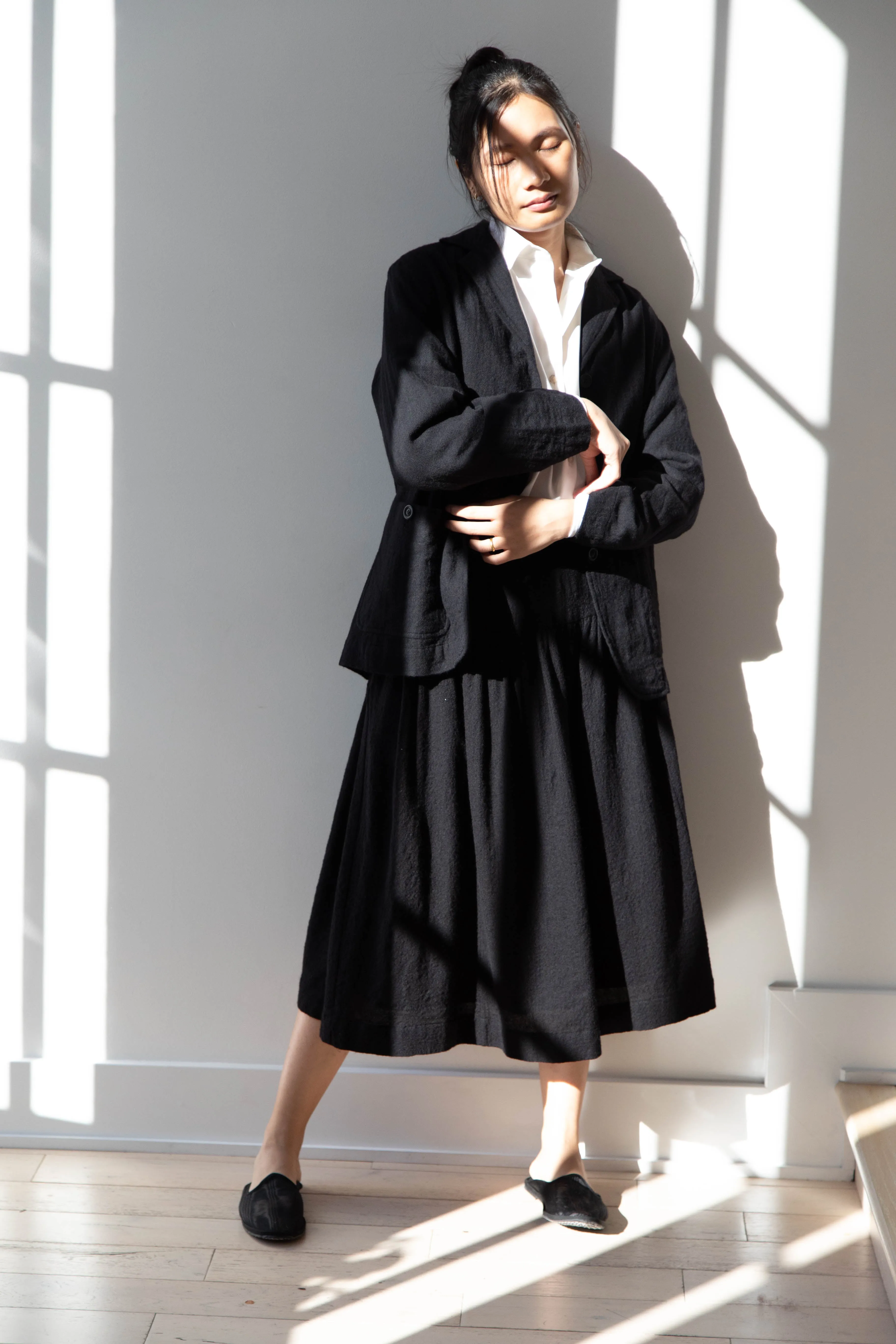 Casey Casey | Val Jacket in Black Wool