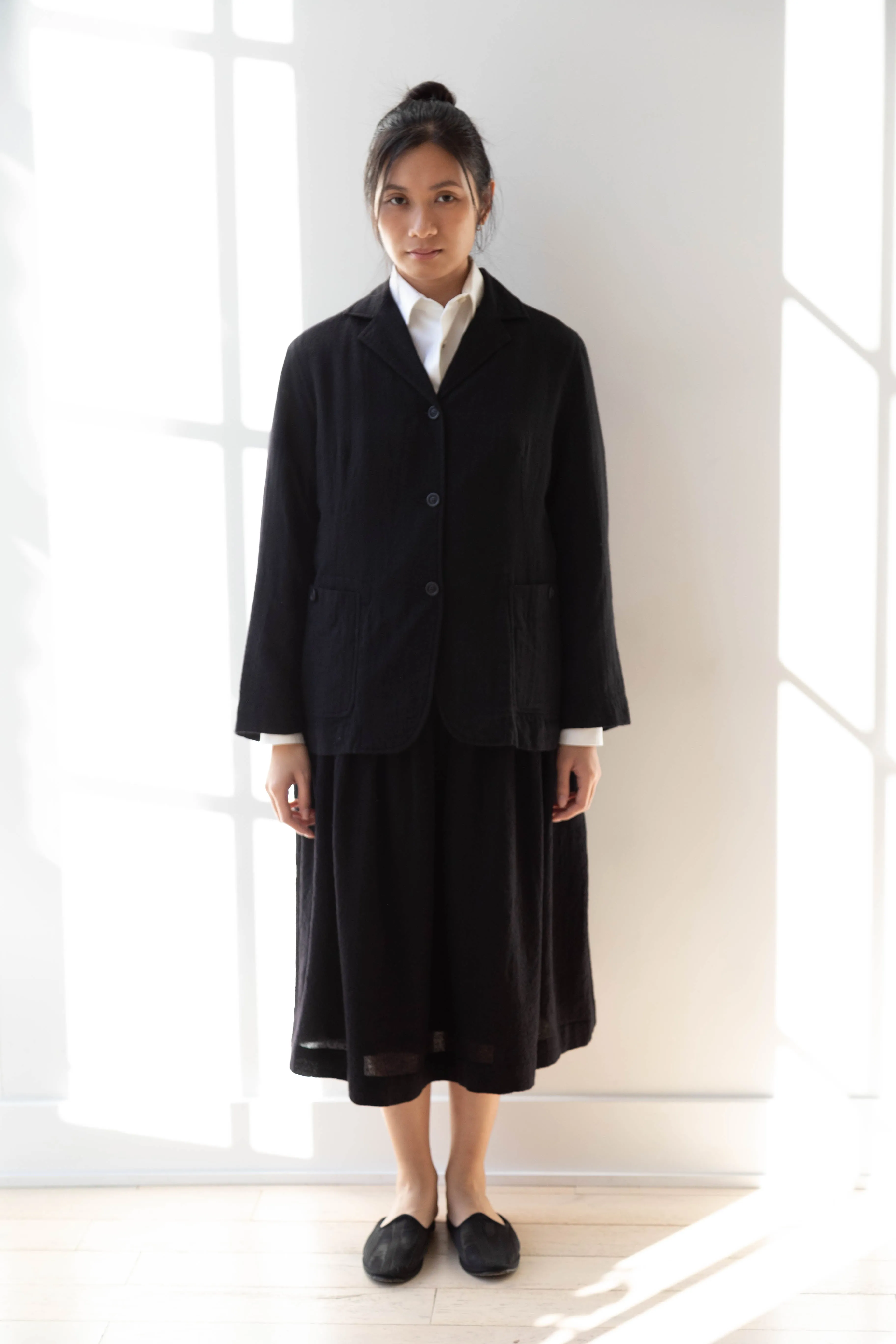 Casey Casey | Val Jacket in Black Wool
