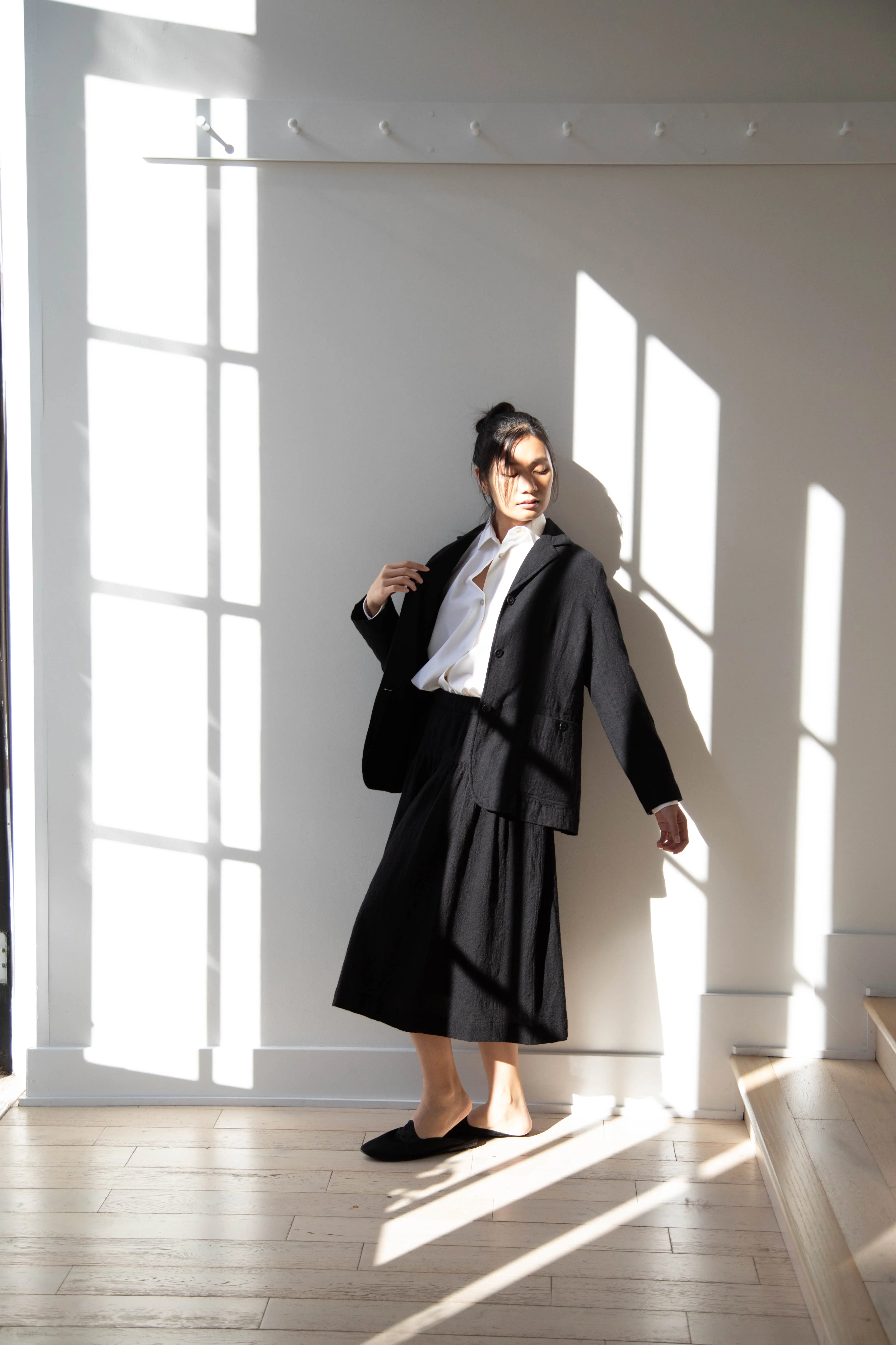 Casey Casey | Val Jacket in Black Wool