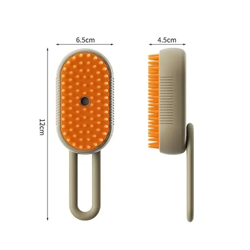 Cat Steam Brush for Shedding 3 in 1 Pet Spa Brush Dogs Cats Spritz Defur Comb Steamy Pet Brushes Hair Removal Grooming Supplies