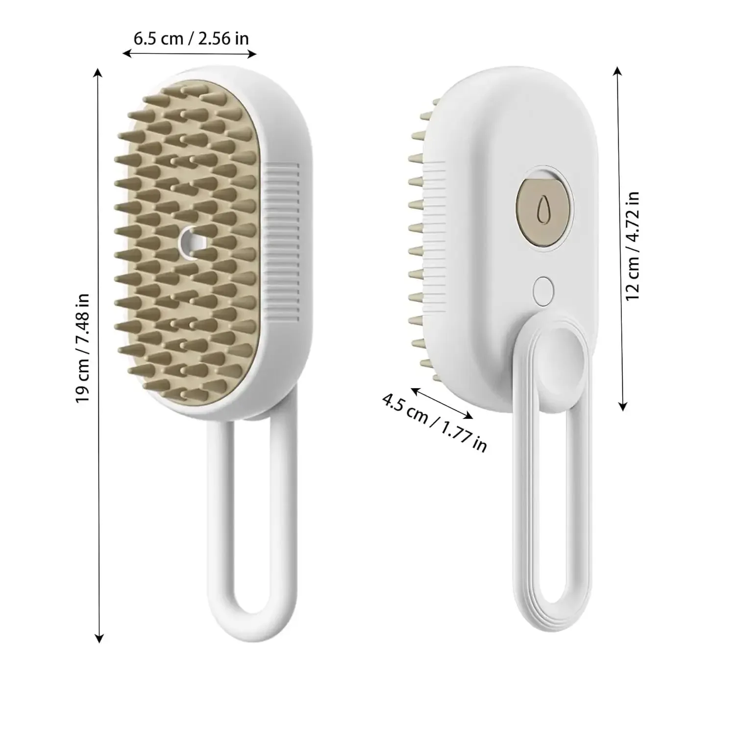 Cat Steam Brush for Shedding 3 in 1 Pet Spa Brush Dogs Cats Spritz Defur Comb Steamy Pet Brushes Hair Removal Grooming Supplies