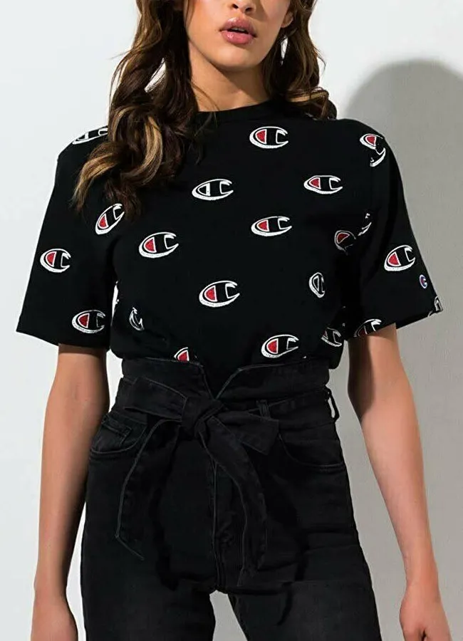 Champion Heritage All Over Script T Shirt