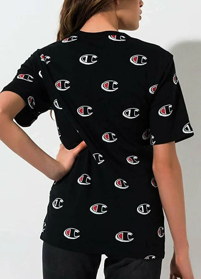 Champion Heritage All Over Script T Shirt