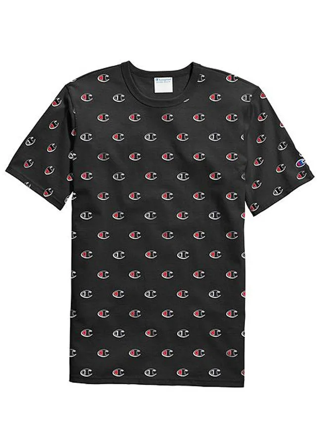 Champion Heritage All Over Script T Shirt