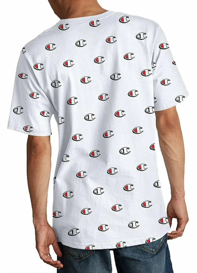 Champion Heritage All Over Script T Shirt