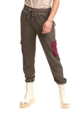 CHRLDR Tasha Cargo Sweatpants - Olive