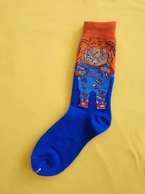 Chucky Blue Socks