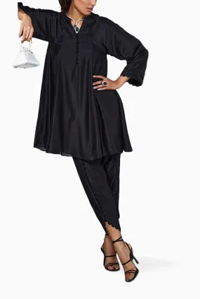 Cliantha Black Kurta Set