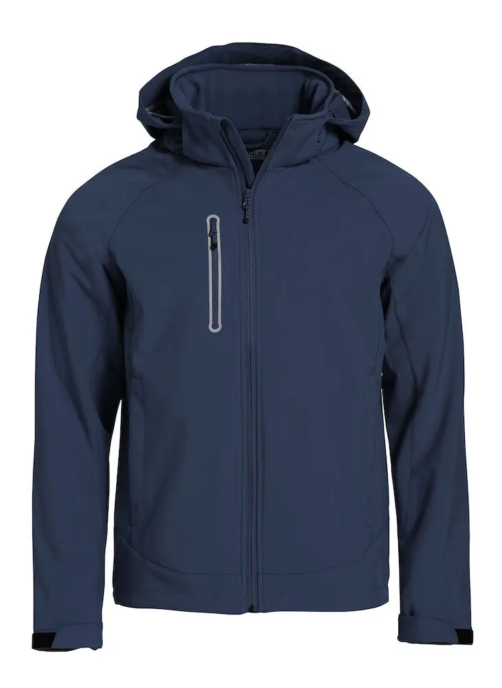 Clique Milford Men's Softshell Jacket | Detachable Hood | Waterproof | 5 Colours | XS-4XL