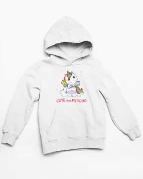 Cool But Psycho White Hoodie