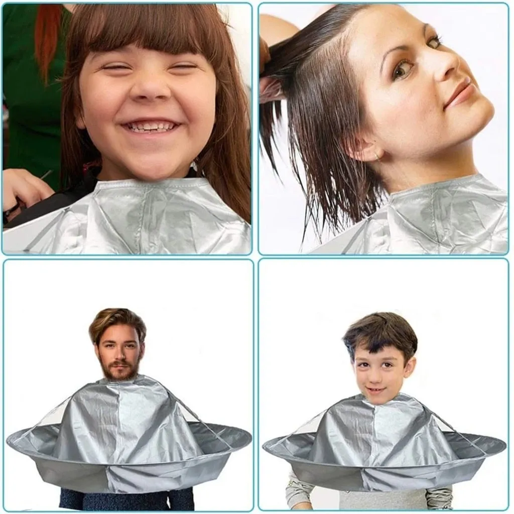 Creative  Aprons Hair Cutting Cloak Salon Barber Stylist Cape Cutting Cloak Hairdressing Barber Capes Cover Haircut Protector.