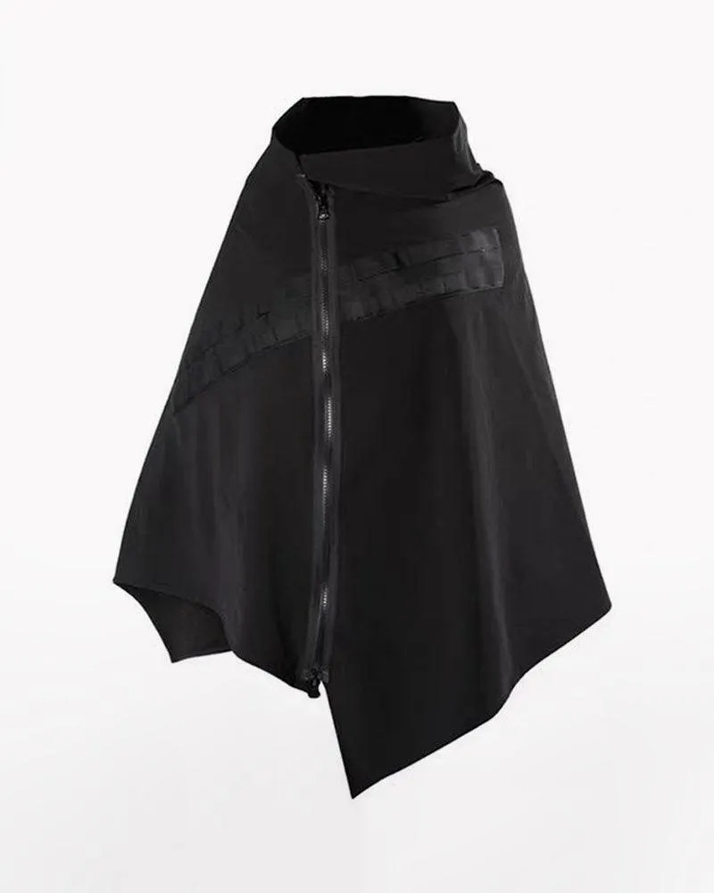 Cyberpunk Black Samurai Ninja Jacket Cloak